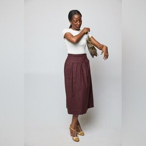 YSL Yves Saint Laurent Rive Gauche Skirt 1980s